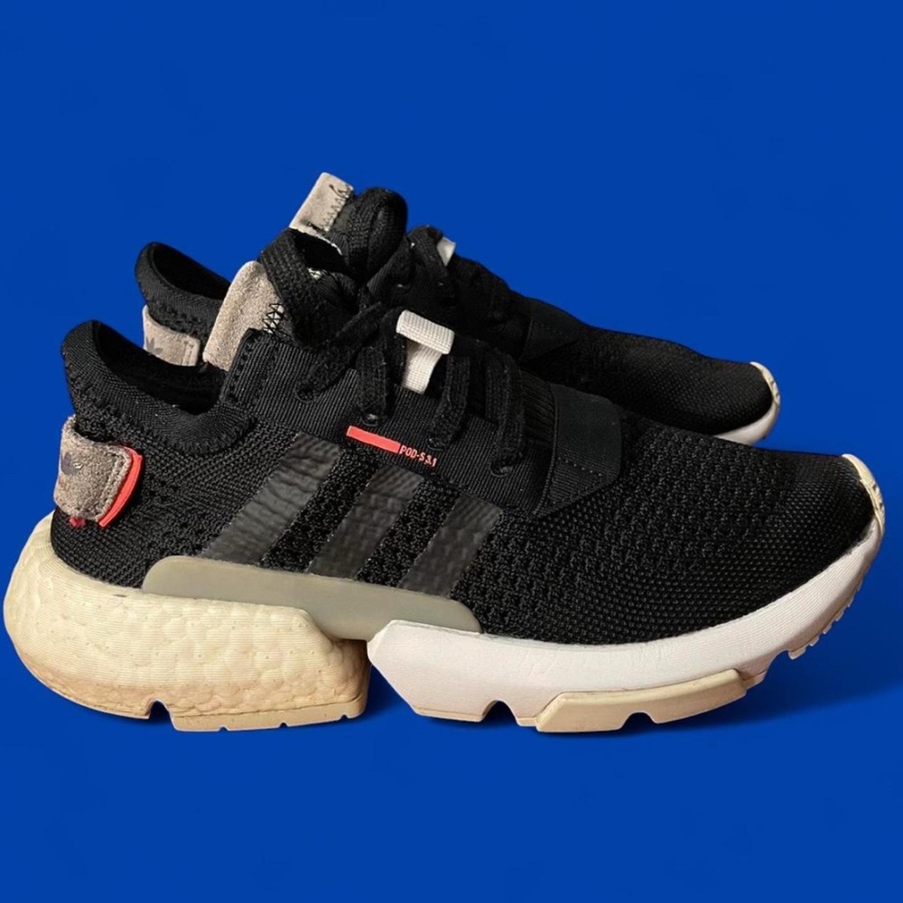 Adidas Black and Gray Sneakers
